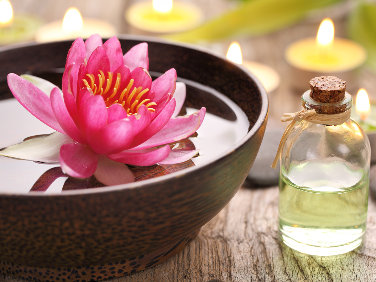 цветок в масле