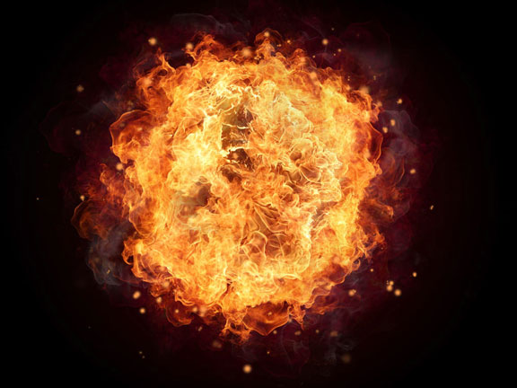 пламя, огонь