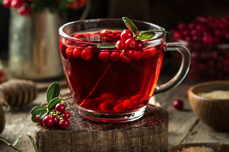 брусничный морс фото