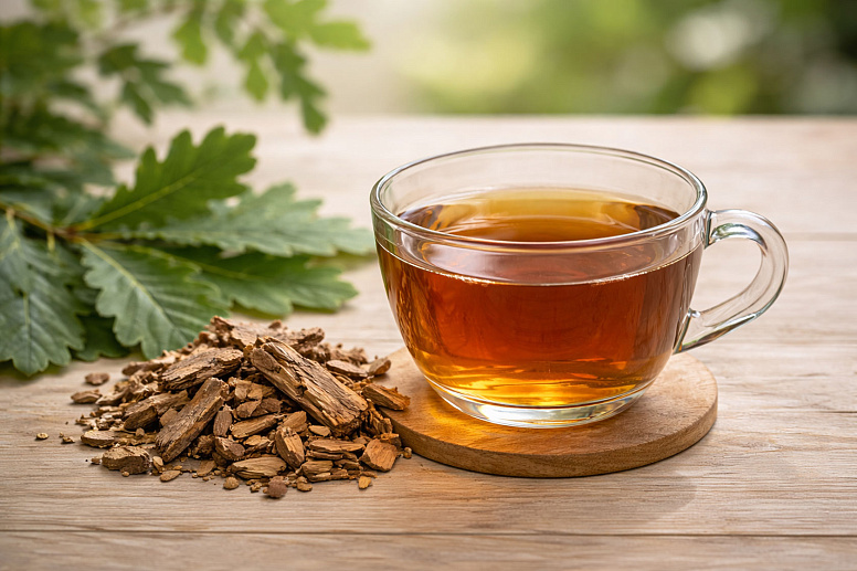 отвар коры дуба