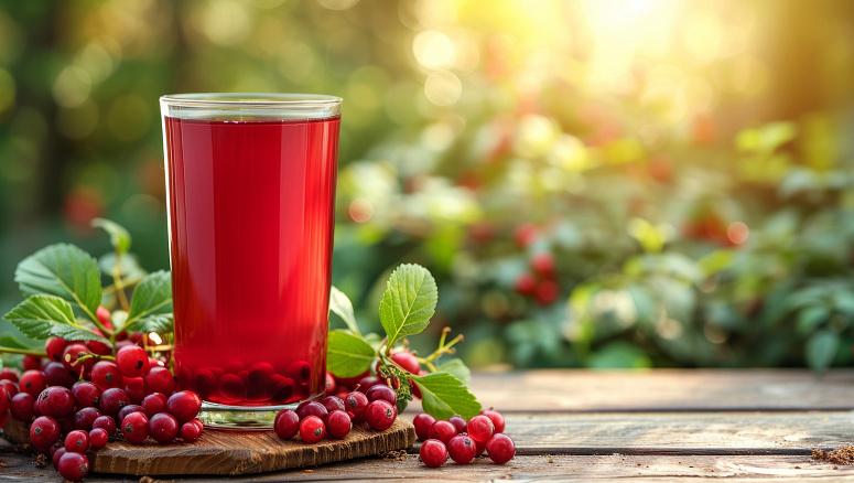 клюквенный морс фото