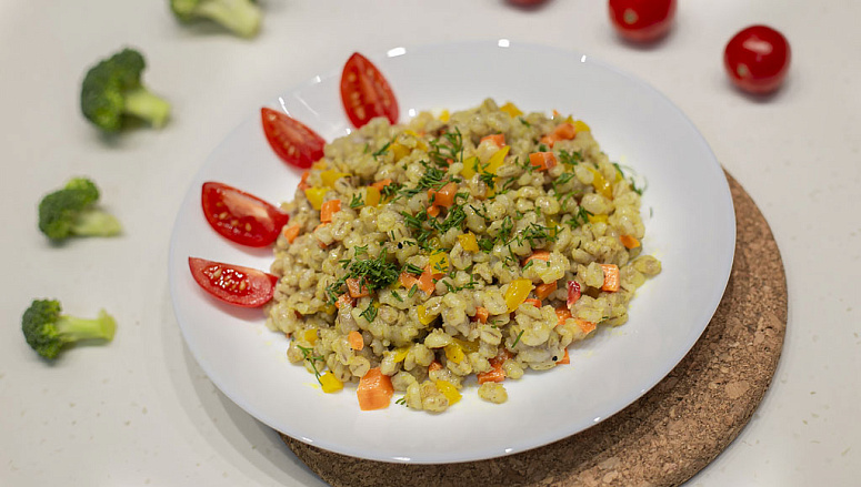 перловый салат