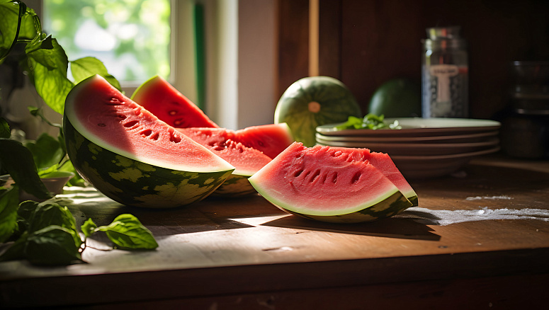 нарезанные арбузы фото