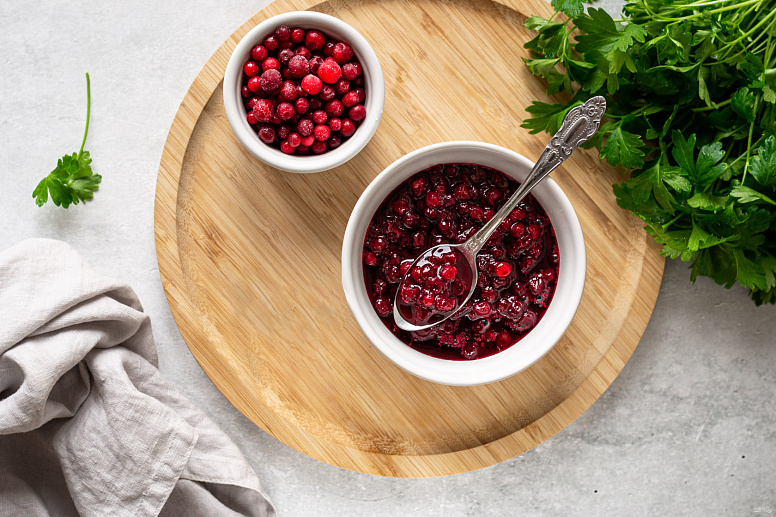 брусничный соус фото