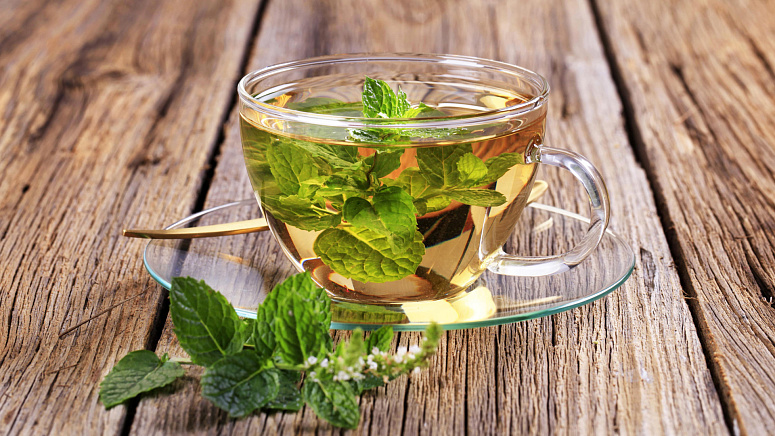 чай с мятой