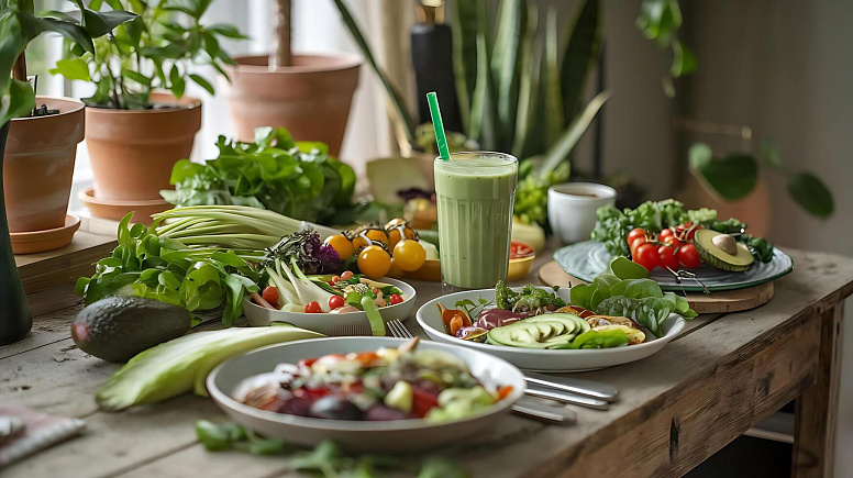 веганский стол