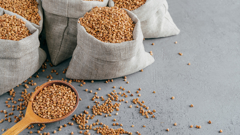 гречневая крупа в мешках фото