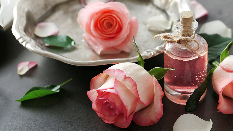 розовая вода и розы фото
