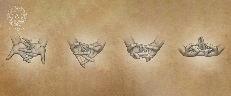 схема отстройки мудры моления фото