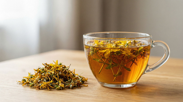 чай со зверобоем