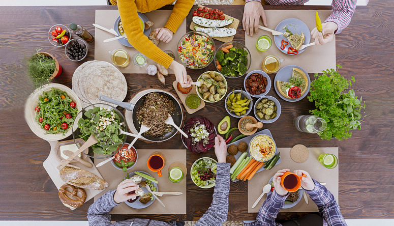 вегетарианский обед