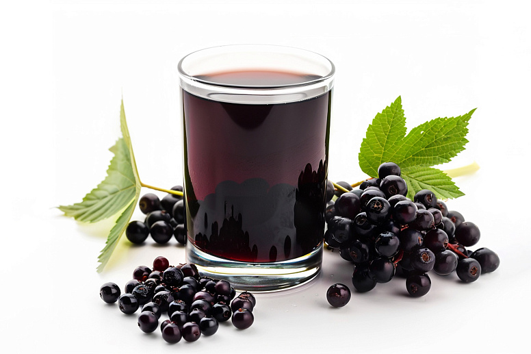 морс из чёрной смородины