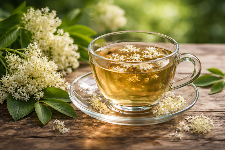 чай с бузиной