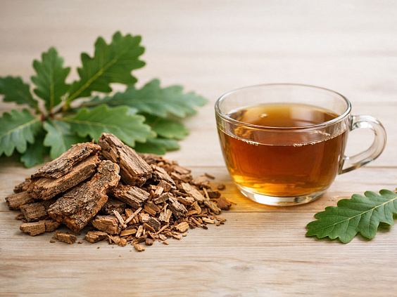 Кора дуба — средство для дёсен