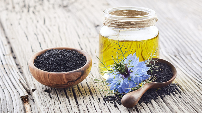черный тмин, масло черного тмина, цветок черного тмина