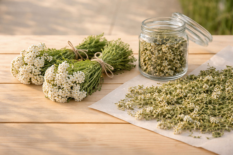 заготовка тысячелистника